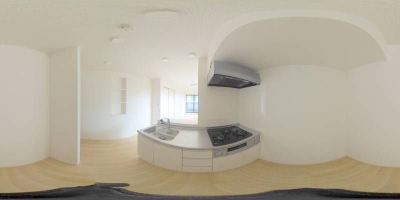 パノラマ画像キッチン