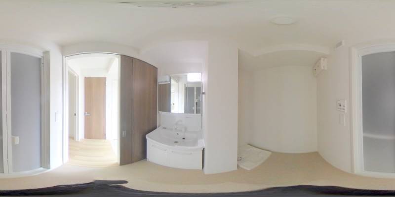 パノラマ画像洗面所