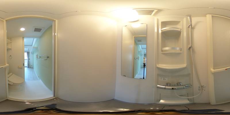 パノラマ画像バスルーム