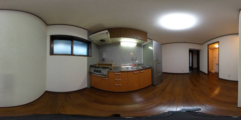 パノラマ画像キッチン