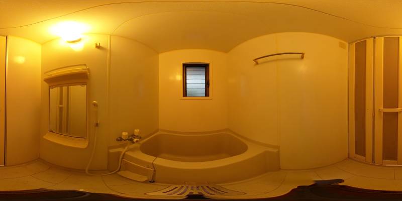 パノラマ画像バスルーム