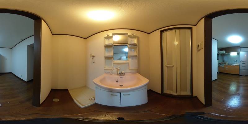 パノラマ画像洗面所