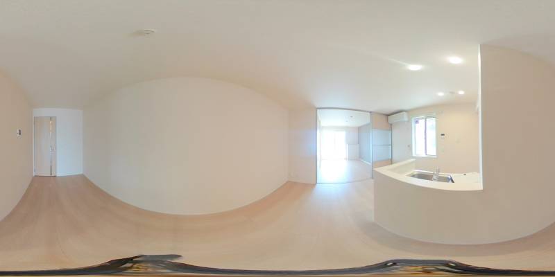 パノラマ画像リビング