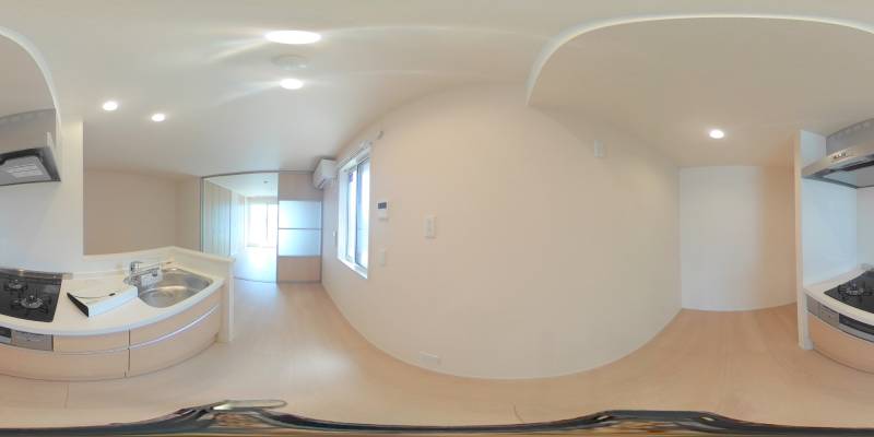 パノラマ画像キッチン