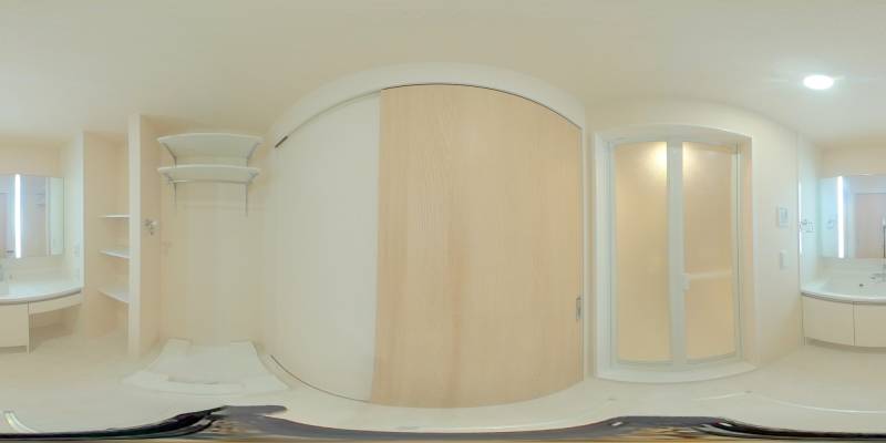 パノラマ画像洗面所