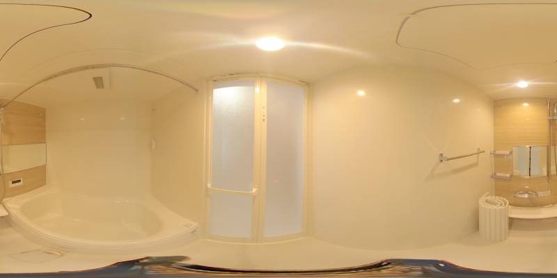 パノラマ画像バスルーム