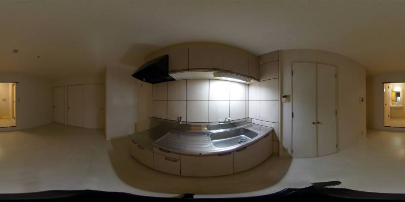 パノラマ画像キッチン