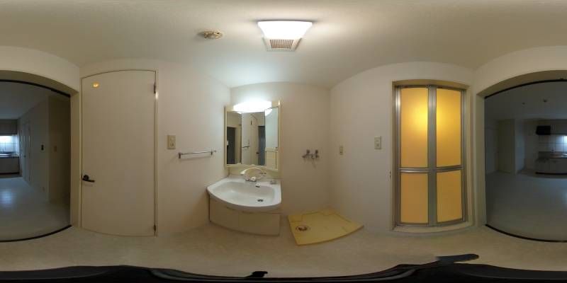 パノラマ画像洗面所