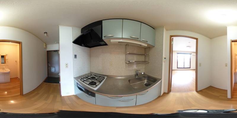 パノラマ画像キッチン