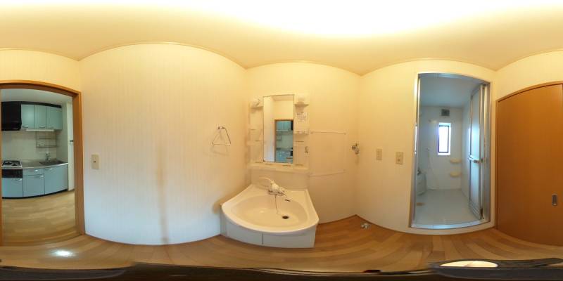 パノラマ画像洗面所