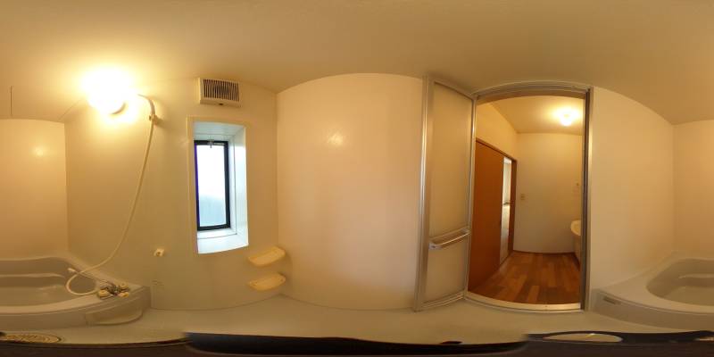 パノラマ画像バスルーム