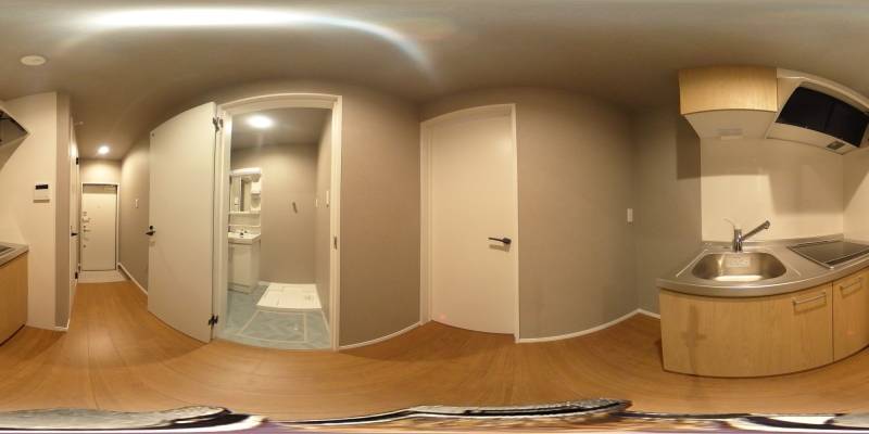 パノラマ画像キッチン