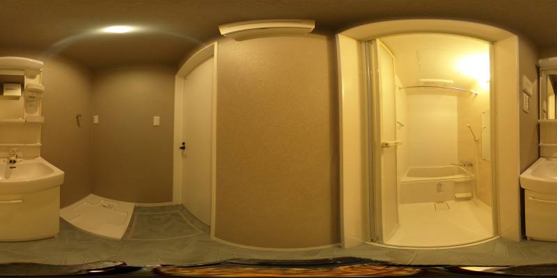 パノラマ画像洗面所