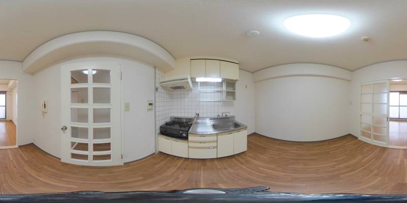 パノラマ画像キッチン