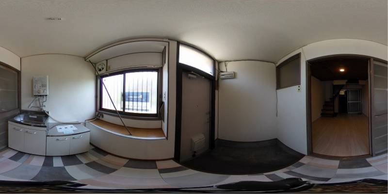 パノラマ画像キッチン