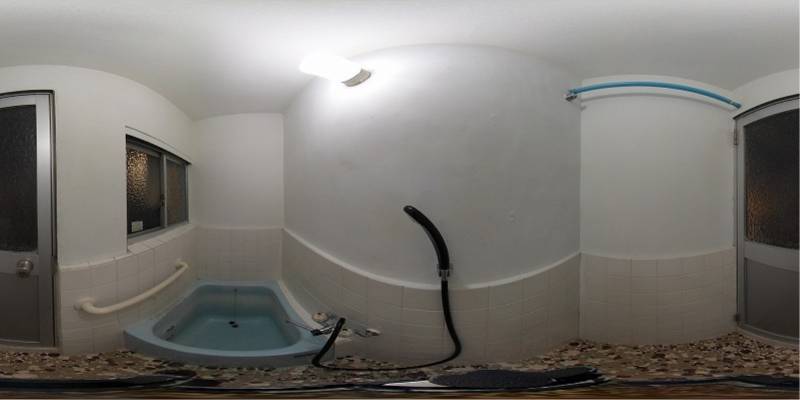 パノラマ画像バスルーム