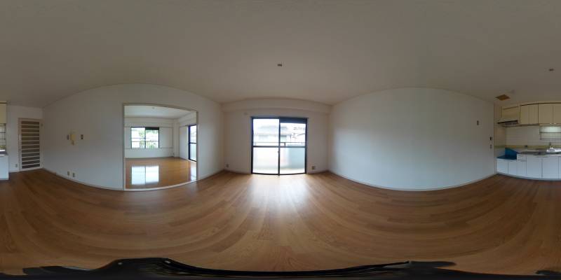 パノラマ画像リビング