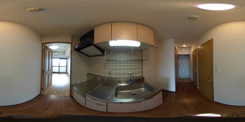 パノラマ画像キッチン