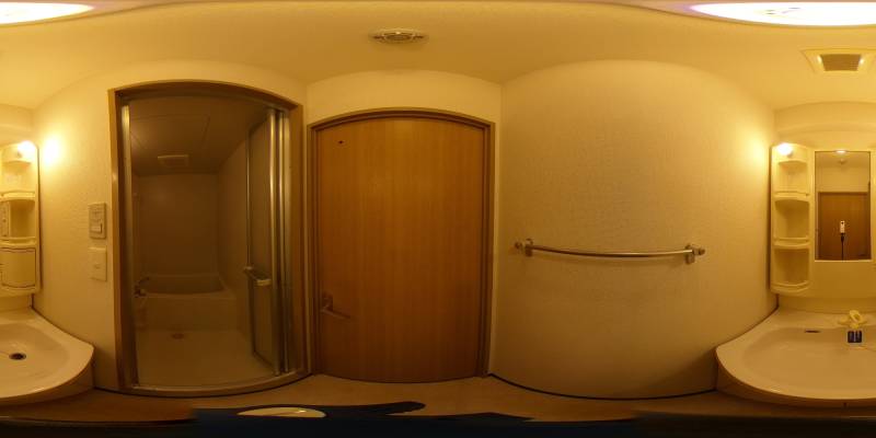 パノラマ画像洗面所