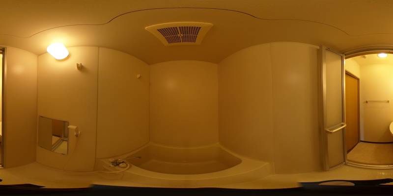 パノラマ画像バスルーム