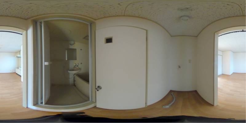 パノラマ画像洗面所