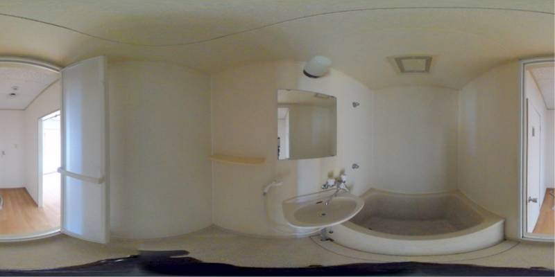 パノラマ画像バスルーム