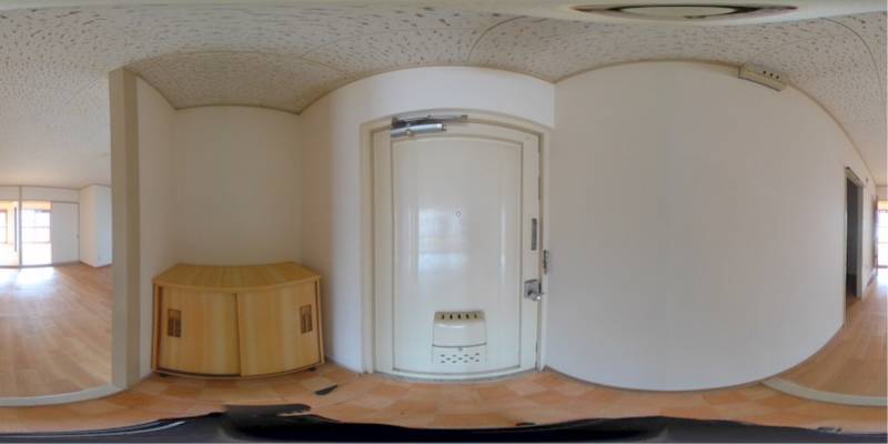 パノラマ画像玄関