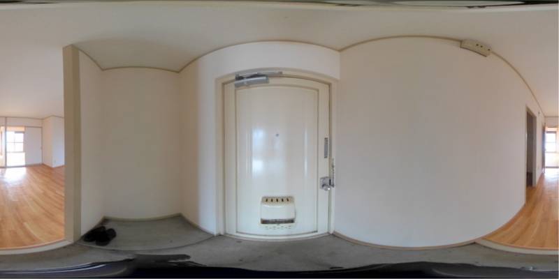 パノラマ画像玄関