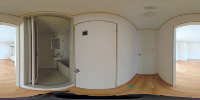 パノラマ画像洗面所