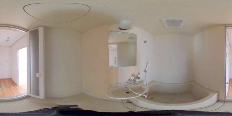 パノラマ画像バスルーム