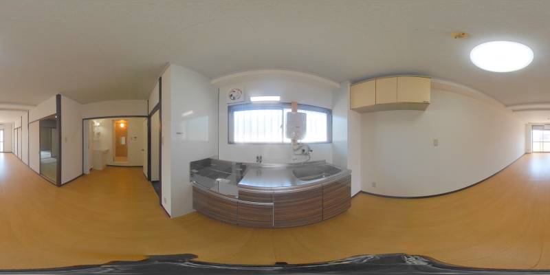 パノラマ画像キッチン