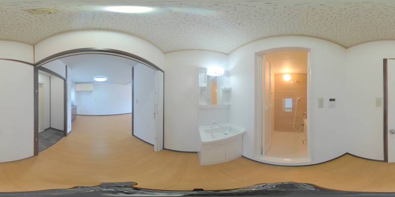 パノラマ画像洗面所