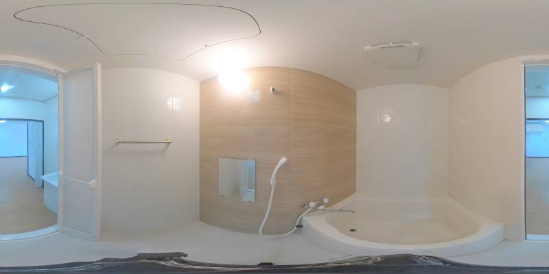 パノラマ画像バスルーム