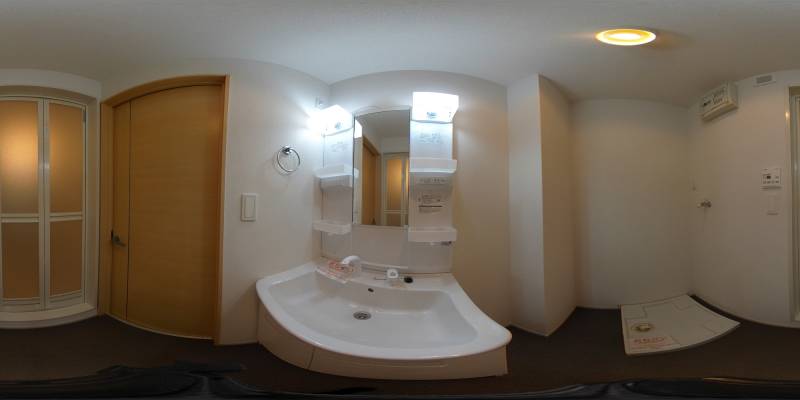 パノラマ画像洗面所