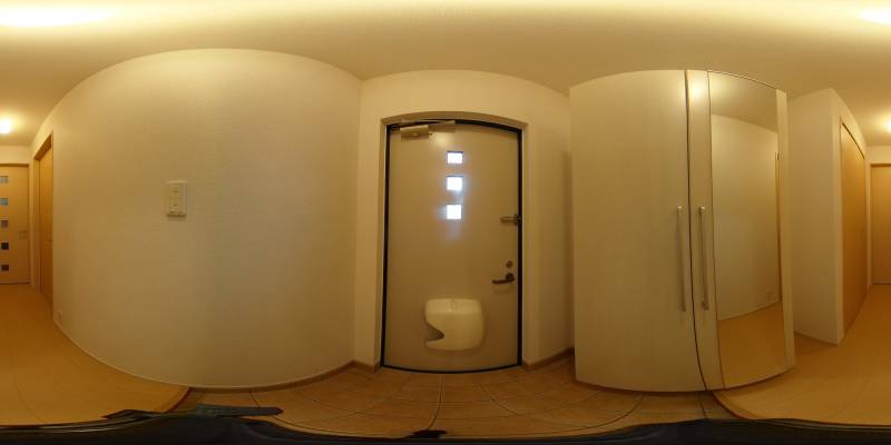 パノラマ画像玄関