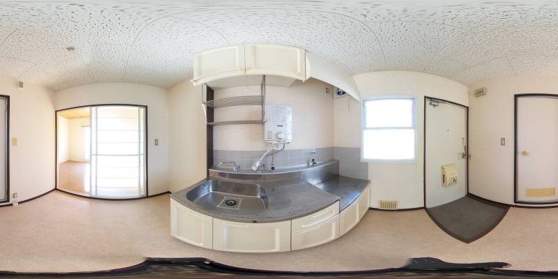 パノラマ画像キッチン