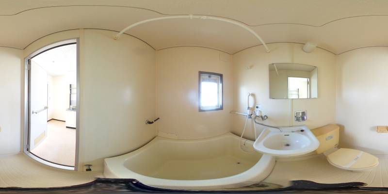 パノラマ画像バスルーム