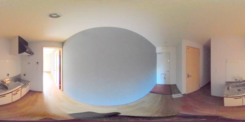 パノラマ画像キッチン