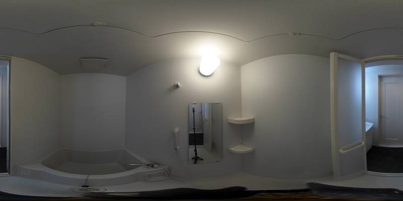 パノラマ画像バスルーム