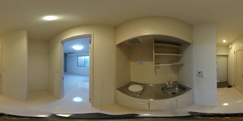 パノラマ画像キッチン