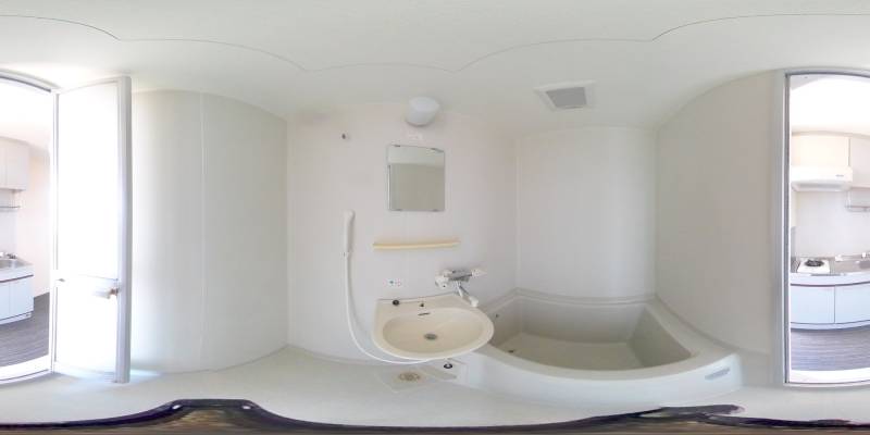 パノラマ画像洗面所