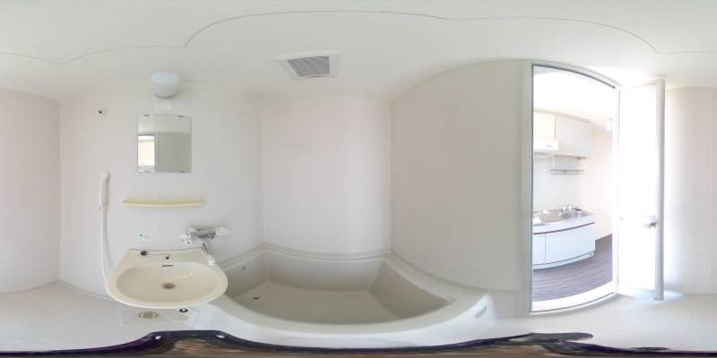 パノラマ画像バスルーム