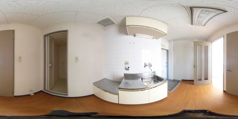 パノラマ画像キッチン