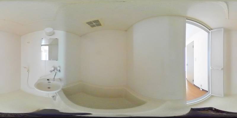 パノラマ画像バスルーム