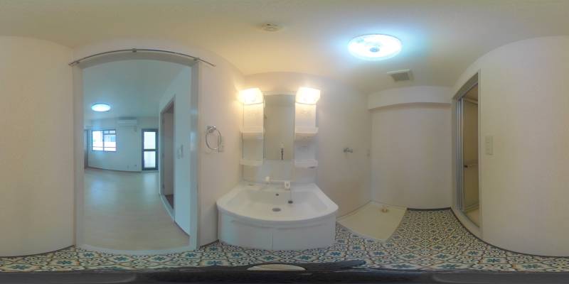 パノラマ画像洗面所