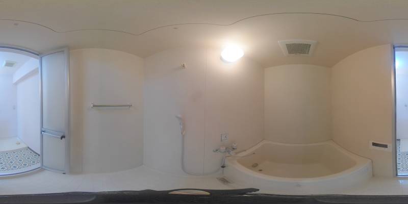 パノラマ画像バスルーム