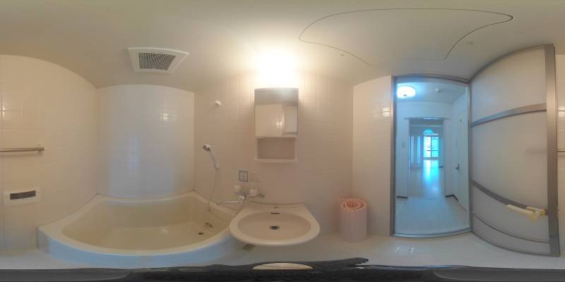 パノラマ画像バスルーム