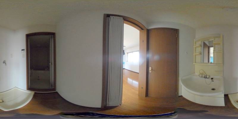 パノラマ画像洗面所