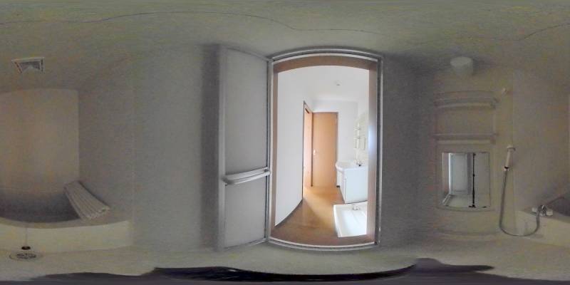 パノラマ画像バスルーム