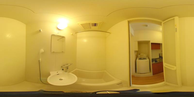 パノラマ画像バスルーム